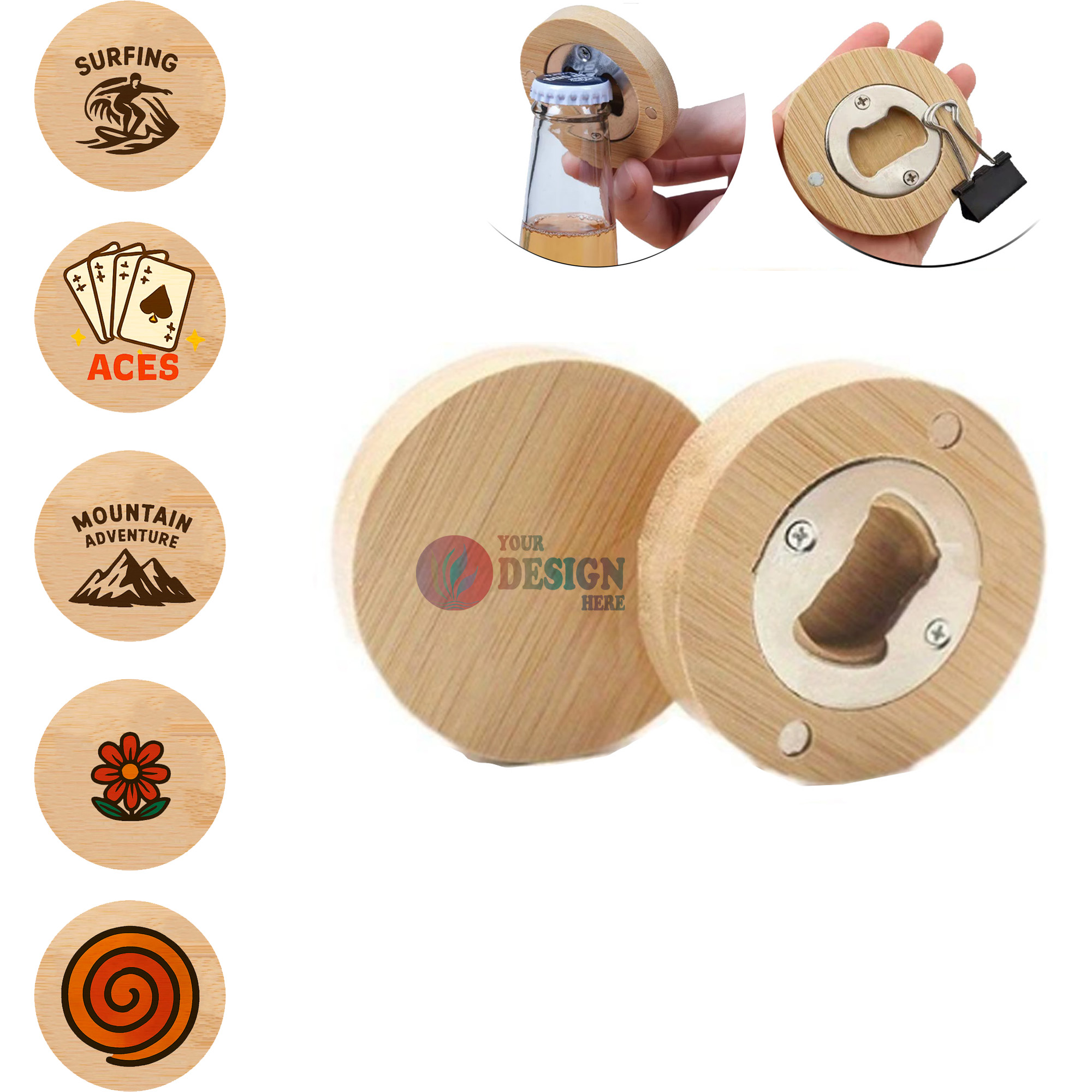 Wood Beer Opener 2