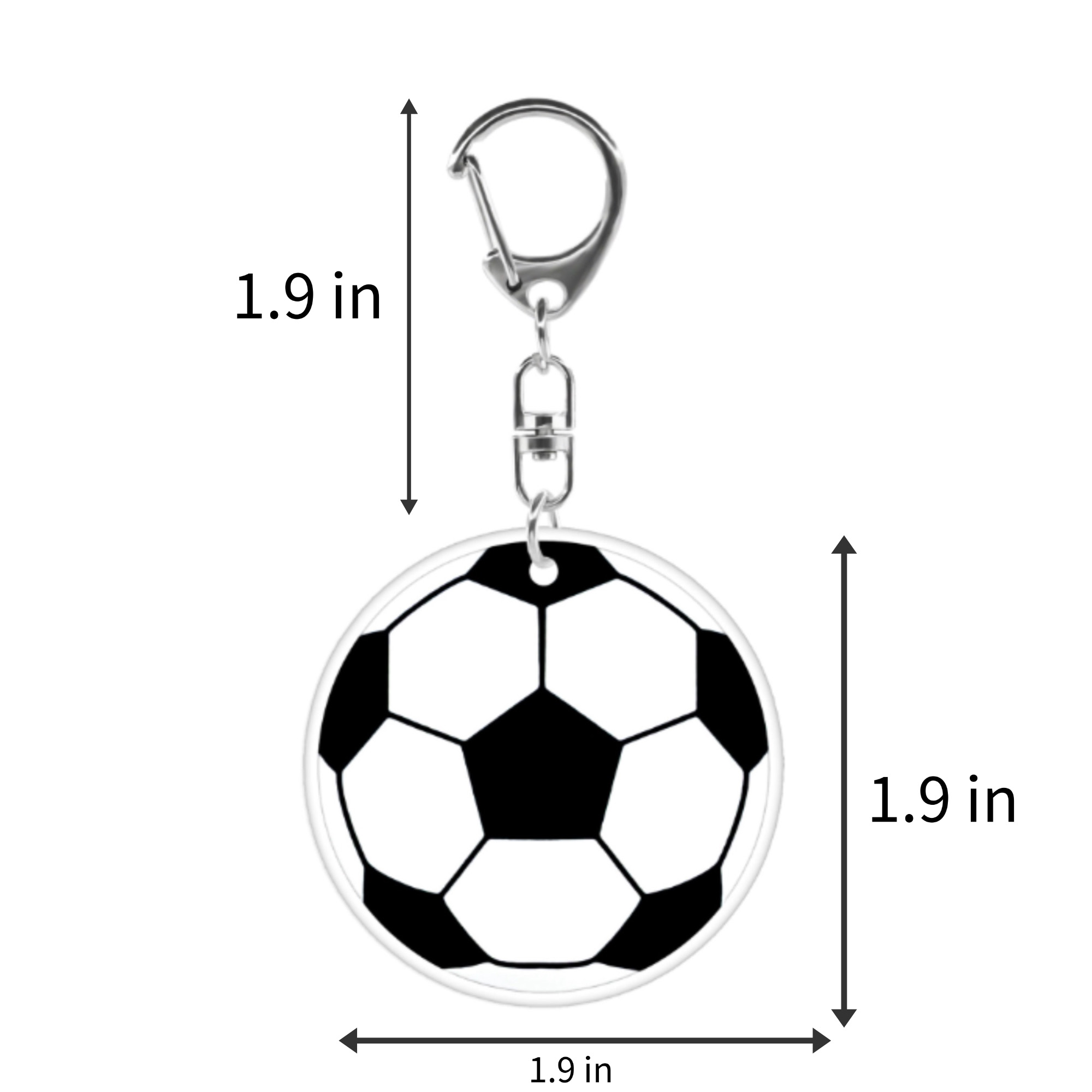 Clear Acrylic Keychain 3