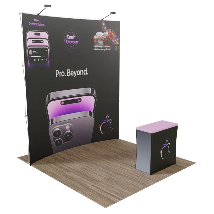 Pop Up Display Curved 10 ft 2