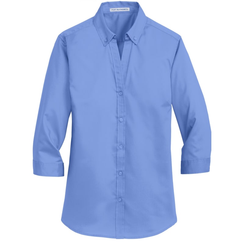 Port Authority Ladies 3/4-Sleeve SuperPro Twill Shirt. 31