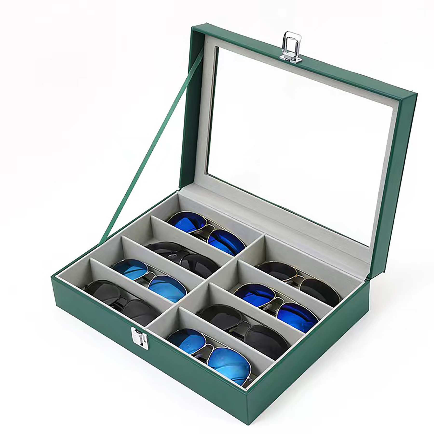 PU Leather Sunglasses Organizer 1