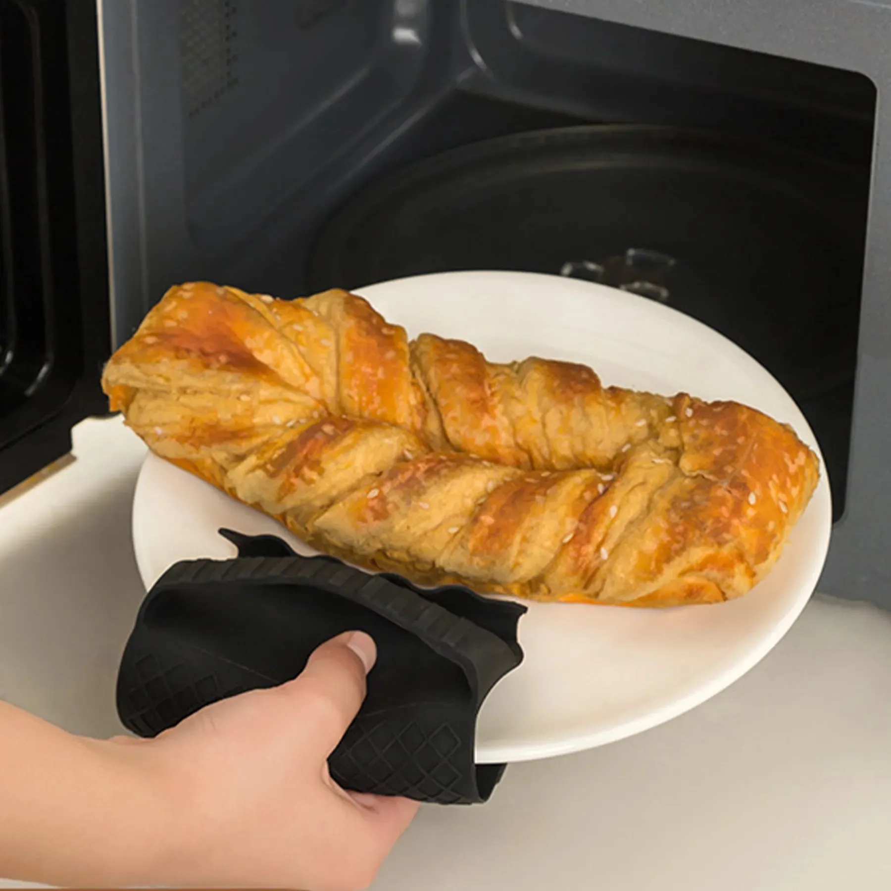 Silicone Anti-scald insulated toast bread clips 8