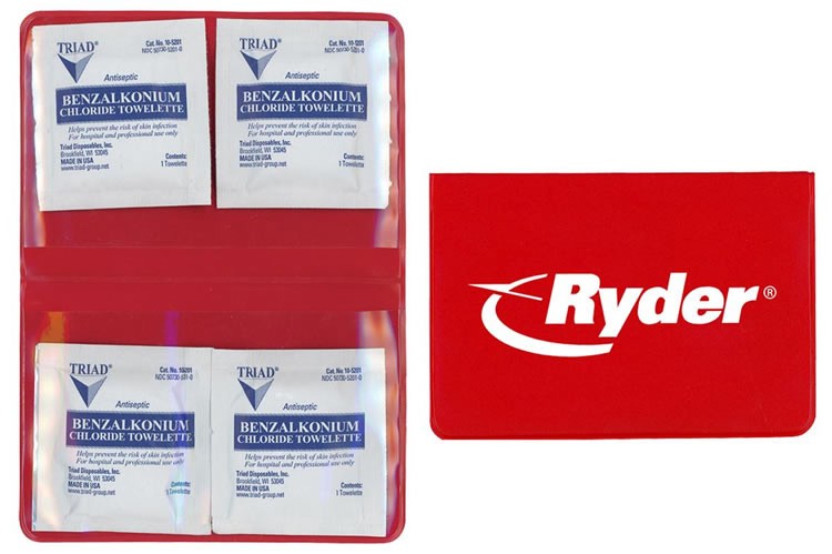 Hand Sanitizer BZK Towelette Kit 13