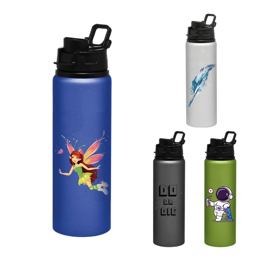 Sports Bottle with Snap Lid - Aluminum 25 oz
