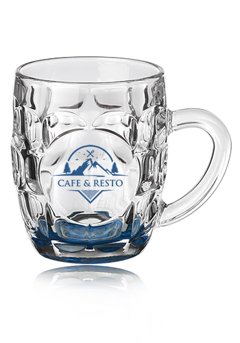 10 oz. ARC Britannia Glass Beer Mugs 3