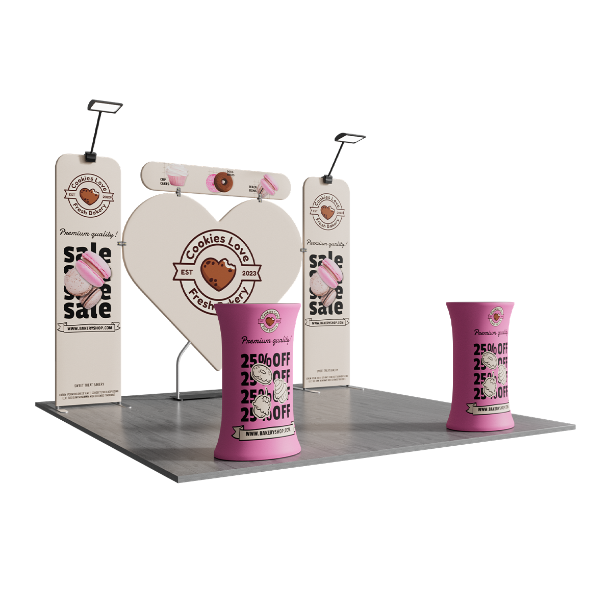 10'x10' Tradeshow Booth Kit - D Kit 2