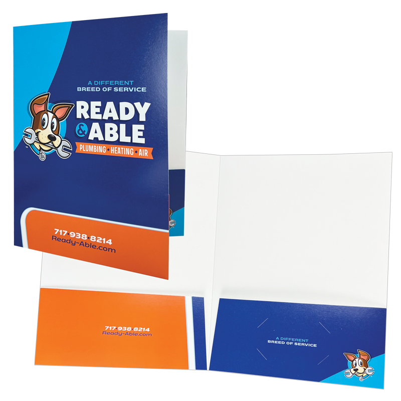 Full Color Quick Ship 2-Pocket Folder 24