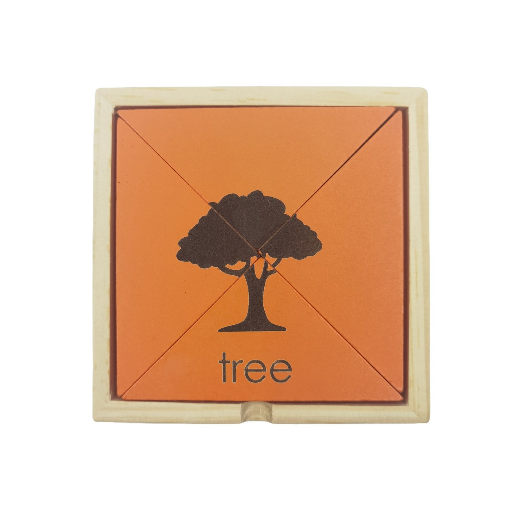 Square Wooden Tangram Puzzle Toys 9