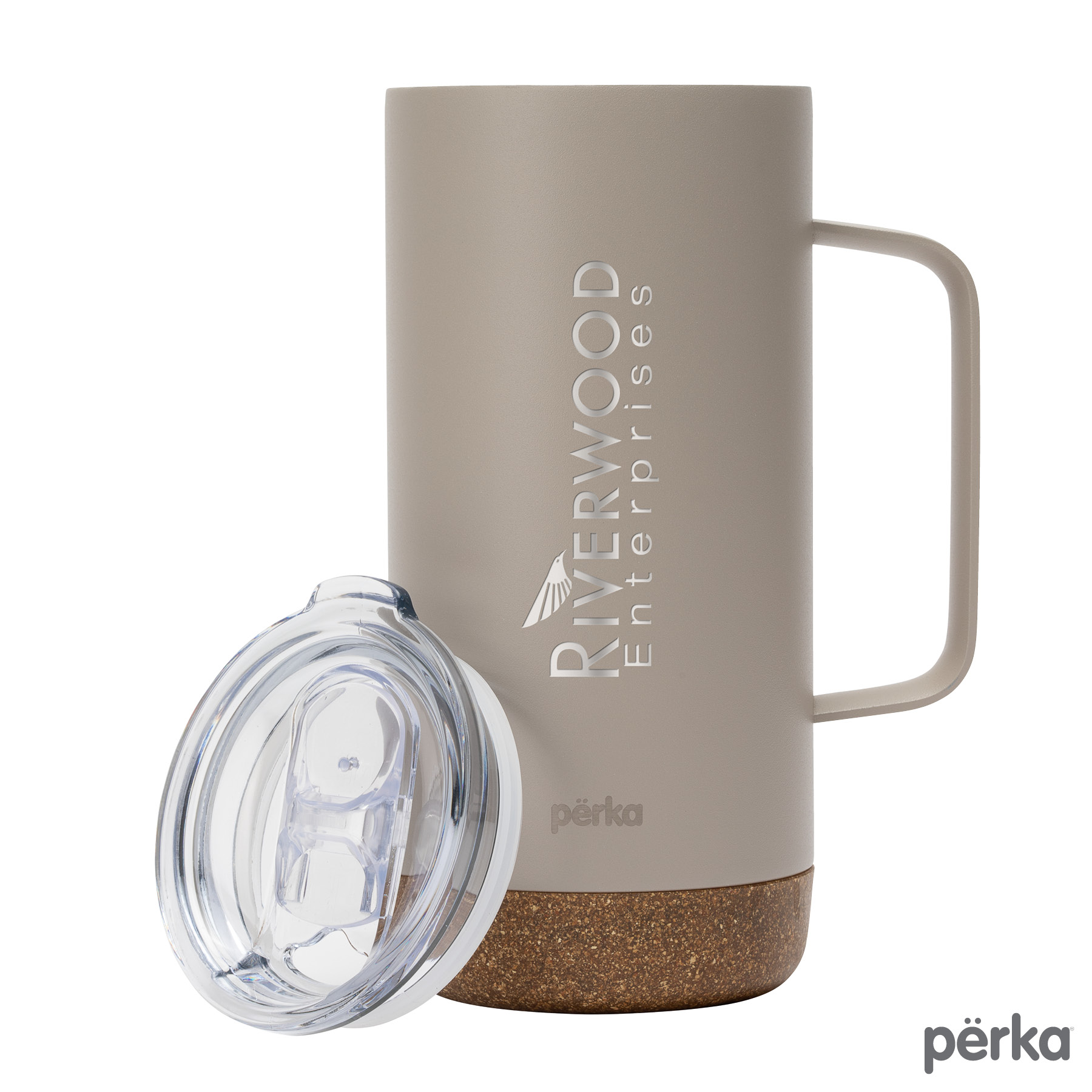 Perka® Kerstin 16 oz. 304 Double Wall Stainless Steel Mug 16