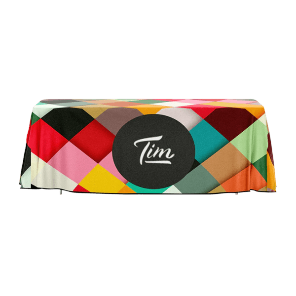 48 Hour Rush 8' Open-Back Full Color Table Throw 2