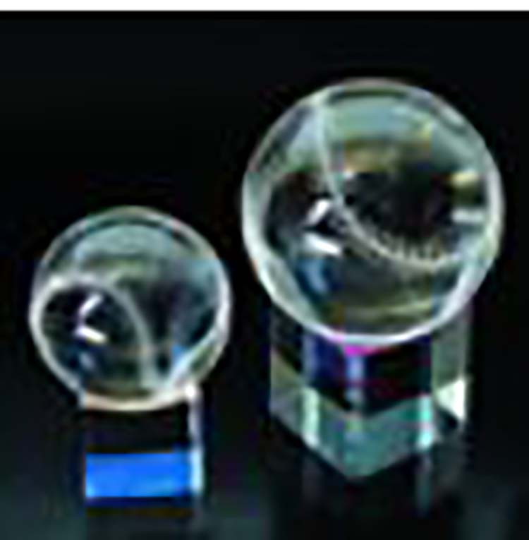 Crystal Baseball Desktop Gift Set - Large 2