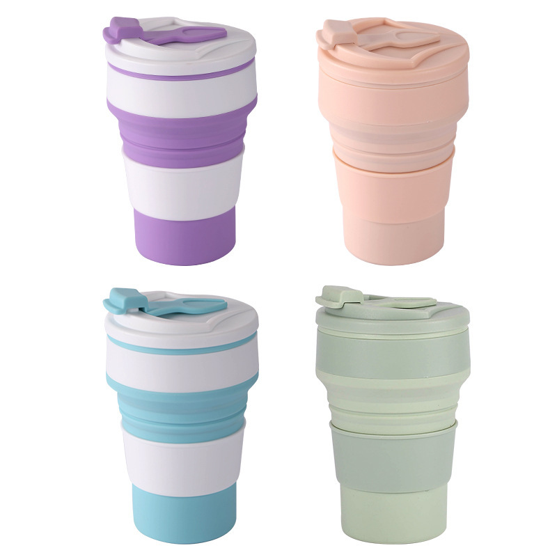12 oz Silicone Collapsible Coffee Cup 2