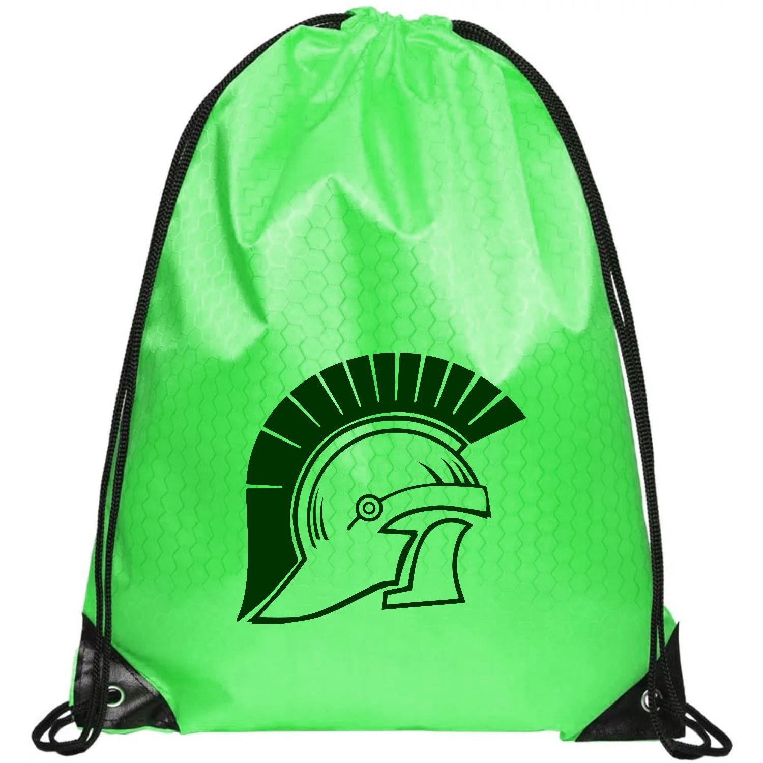 Football Shape Fabric Large Drawstring w/ Reinforced Corner 2