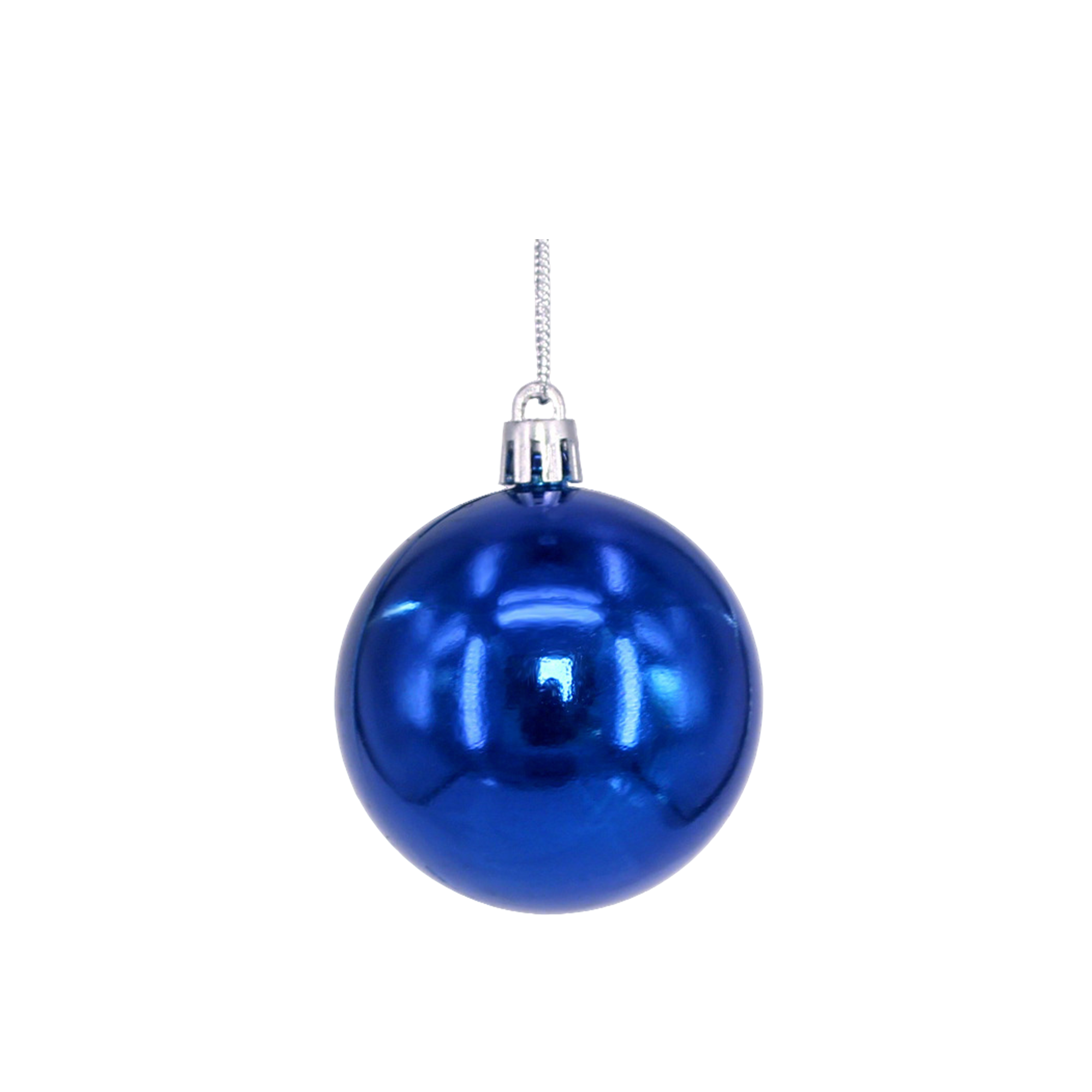 Plastic Ornament Ball With Aluminum Plate 3.2" Diameter 13