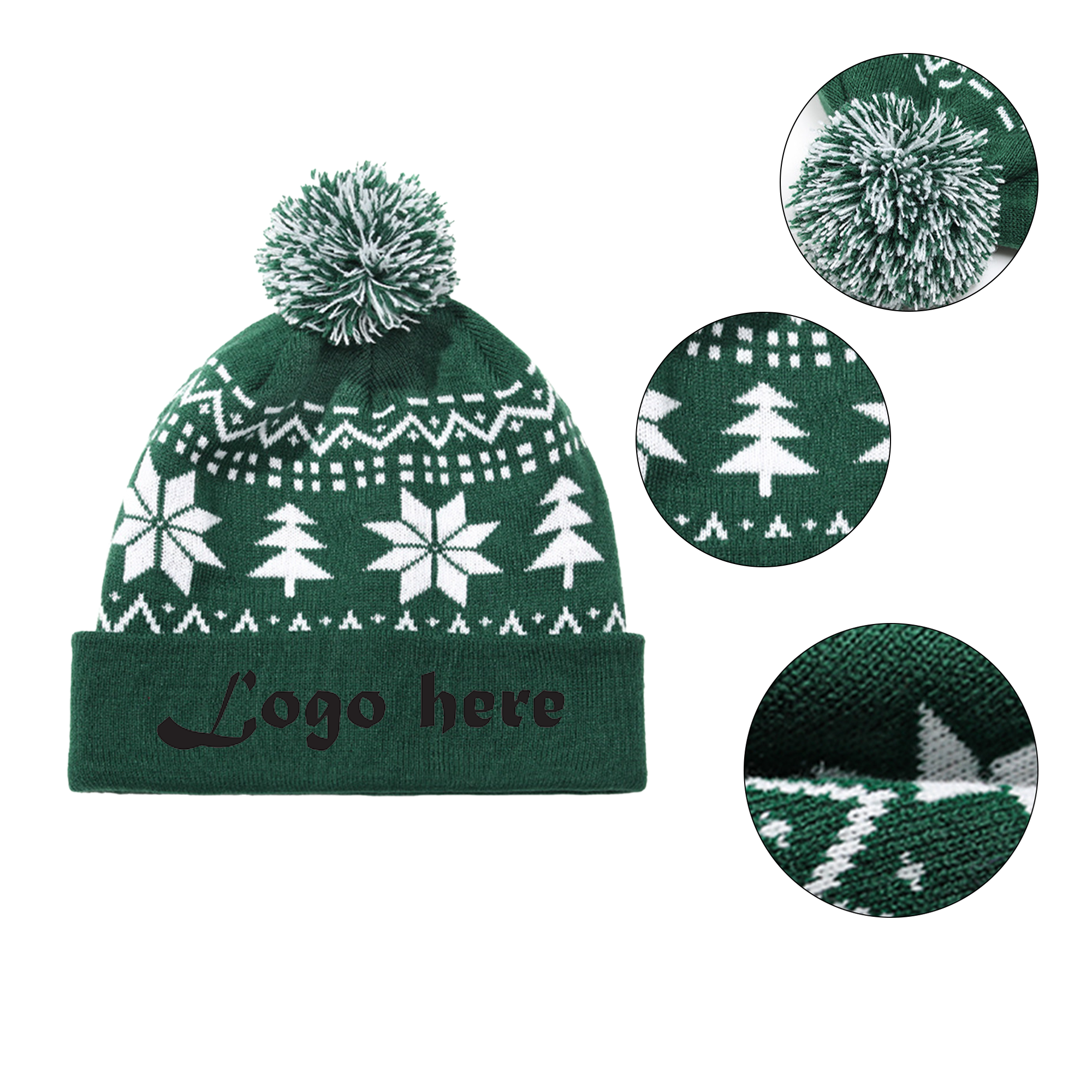 Christmas Knitted Hat MOQ 50 1