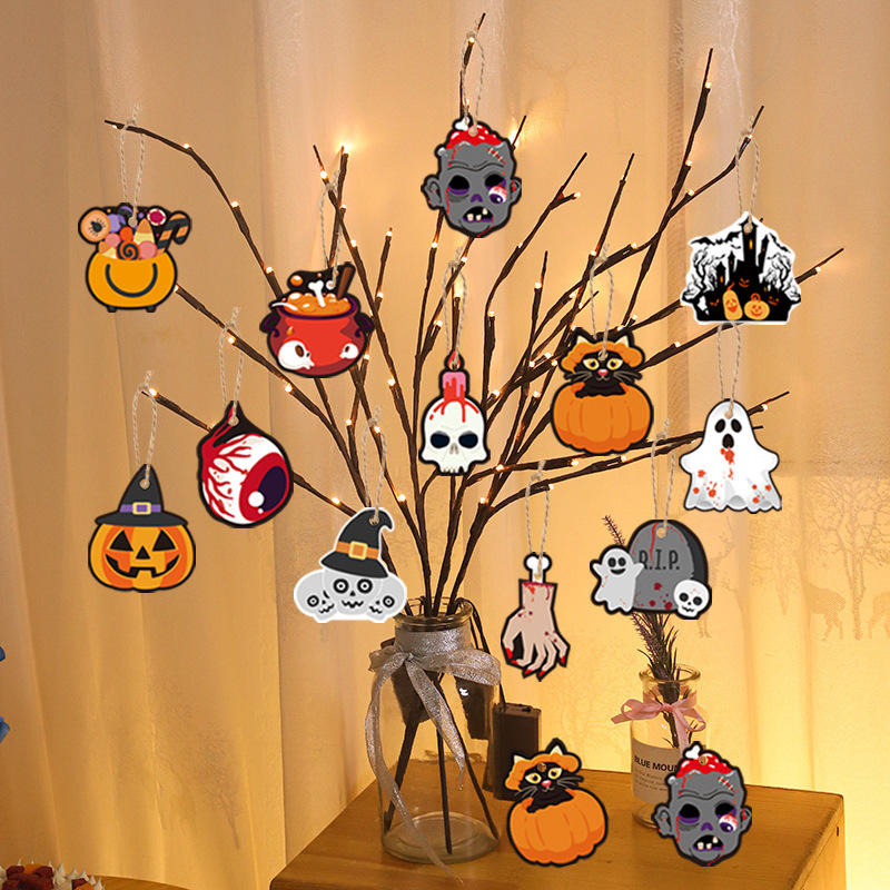 Halloween Hanging Decorations, 12 Pieces per Pack 2