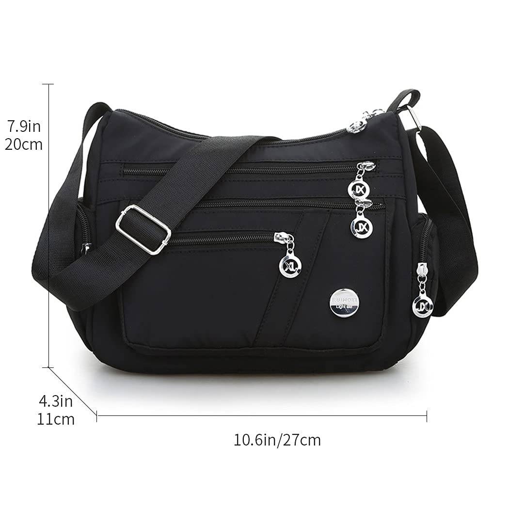Nylon Multi-Pocket Crossbody Bag 3