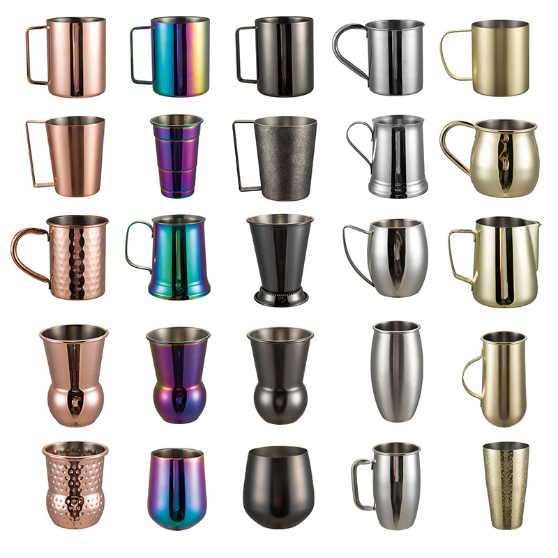 18oz Stainless Steel Wine Glass with Handle 2