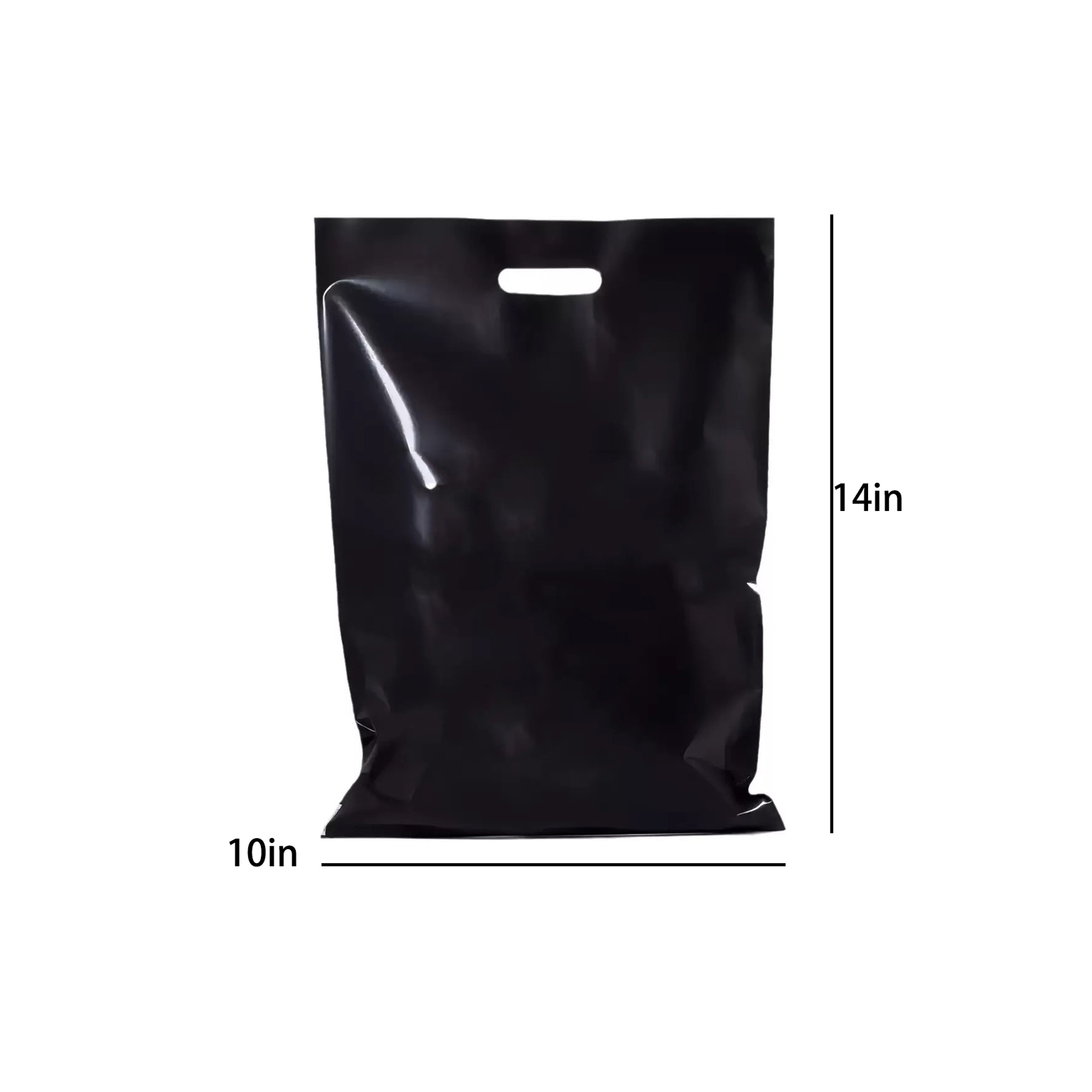 Custom Plastic Bag with Reinforced Handle 3