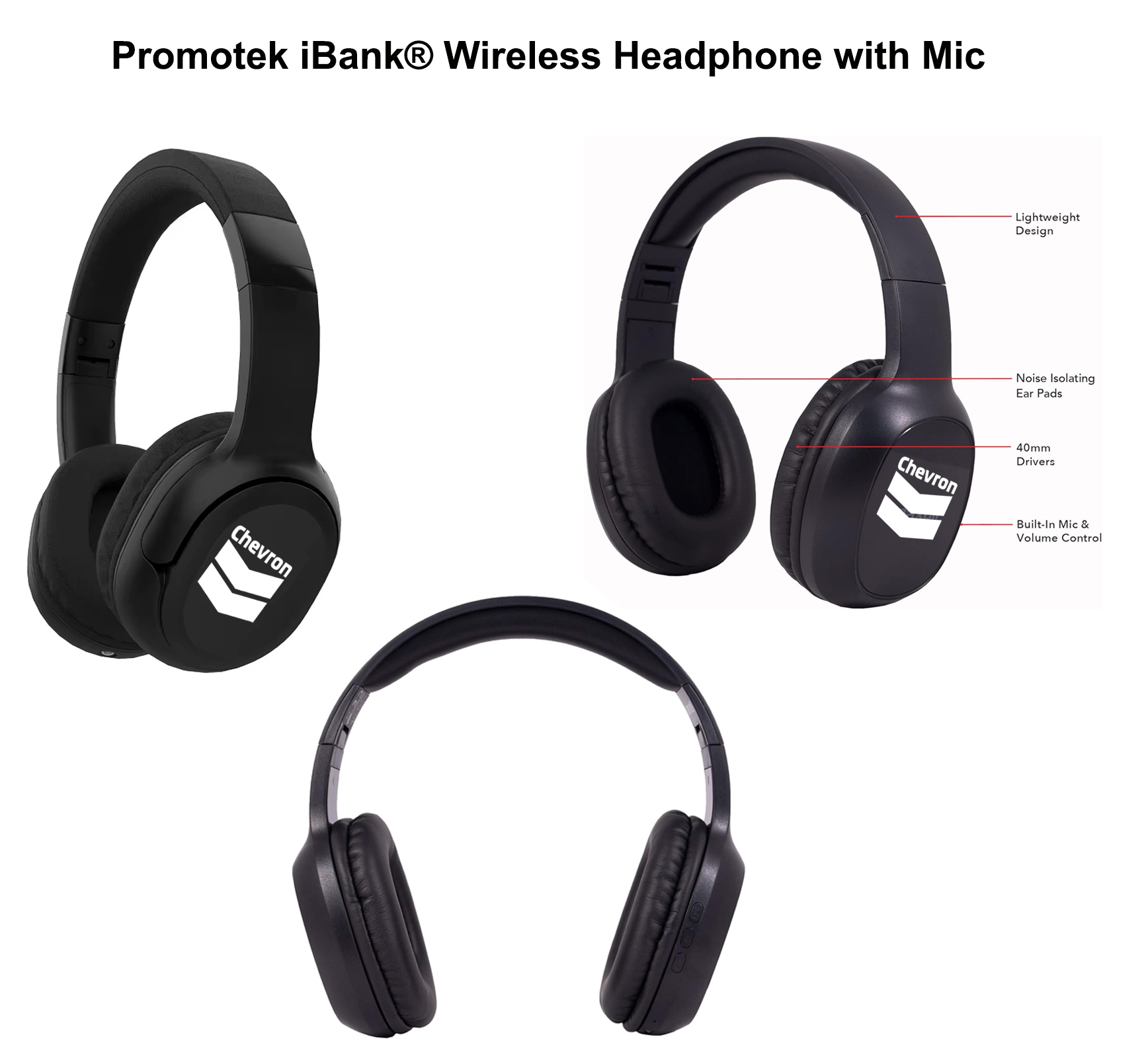 iBank ® Wireless Headphone with Mic 2
