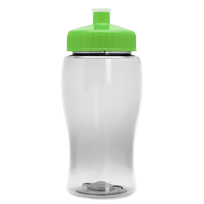 Poly-Pure Jr. - 18 oz. Transparent Bottle with Push pull 21
