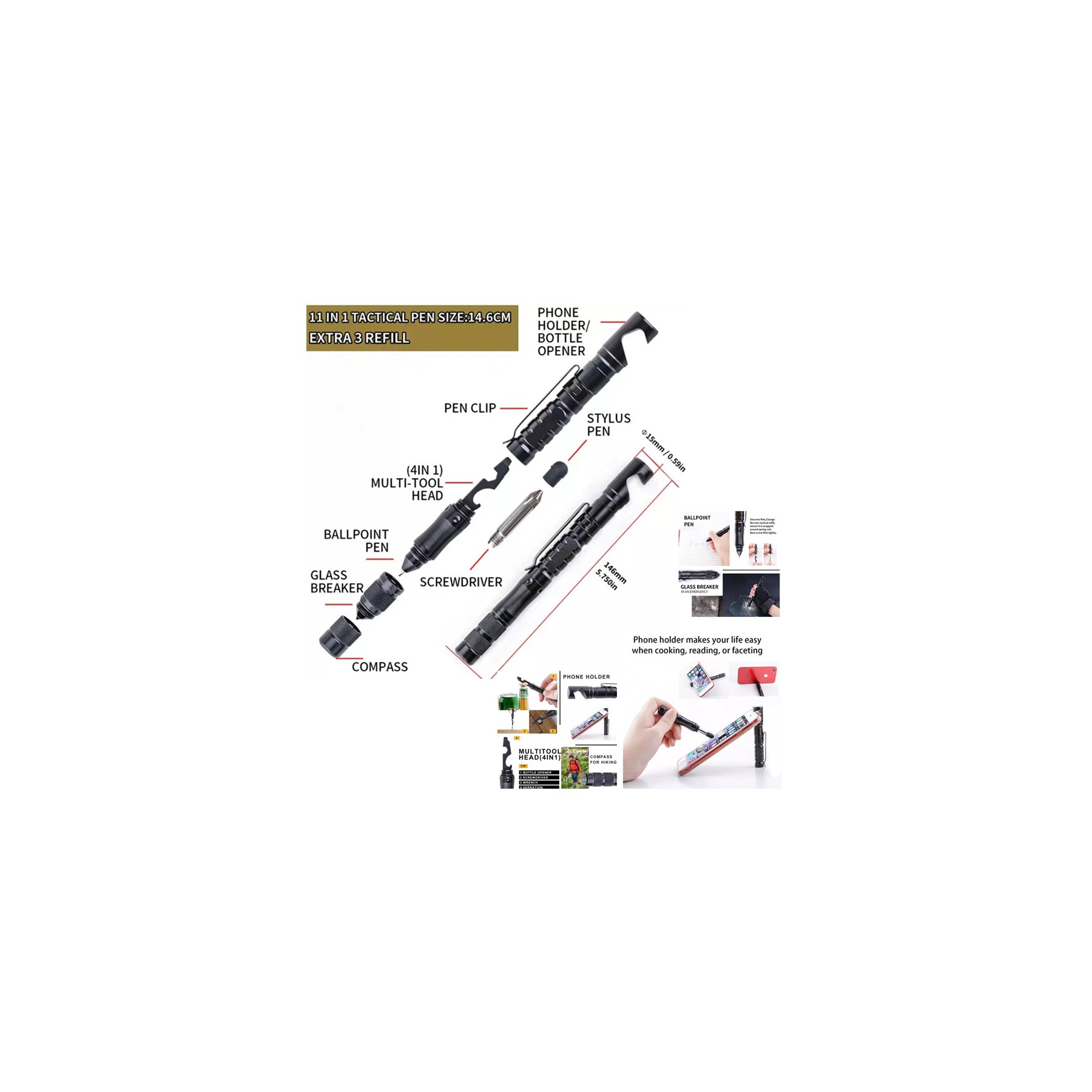 Multifunctional Tactical Pen 2