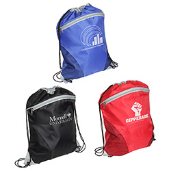 Cyclone Mesh Curve Polyester Drawstring Bag 16