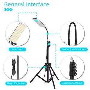 Led Lamp Photography Light With Tripod Stand For Outdoor Camping Picnic 6
