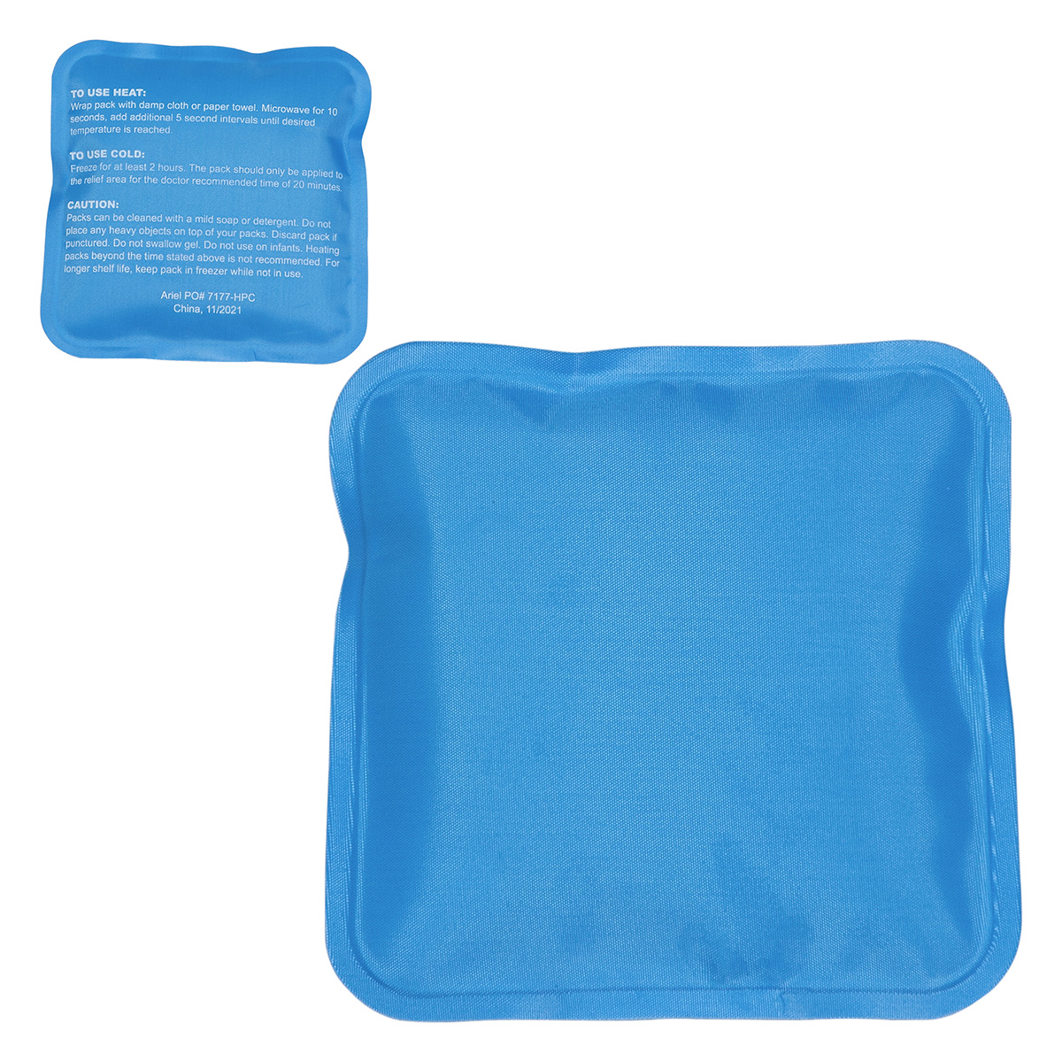 Square Nylon-Covered Hot/Cold Pack 14