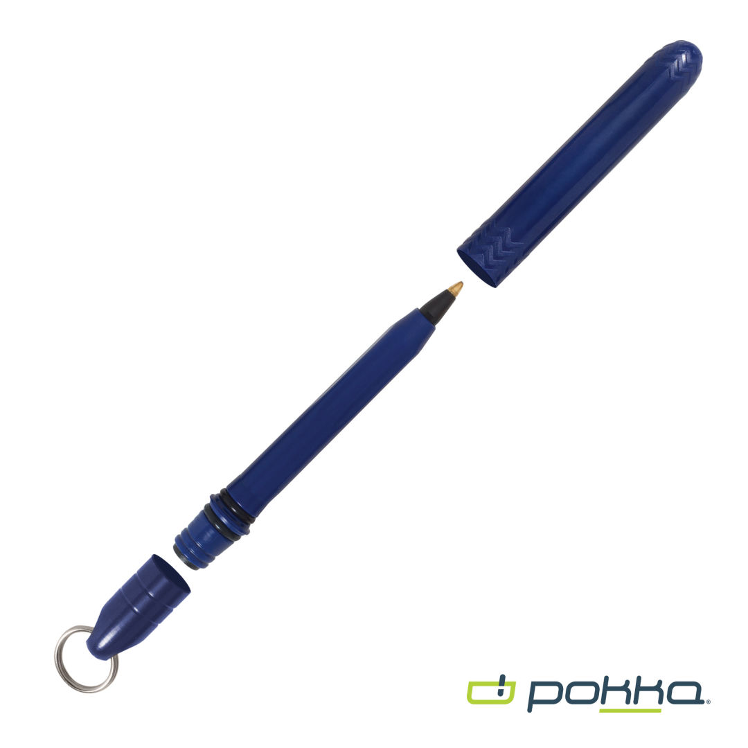 Pokka® Pocket Pen w/Dock & Gold Keyring 27