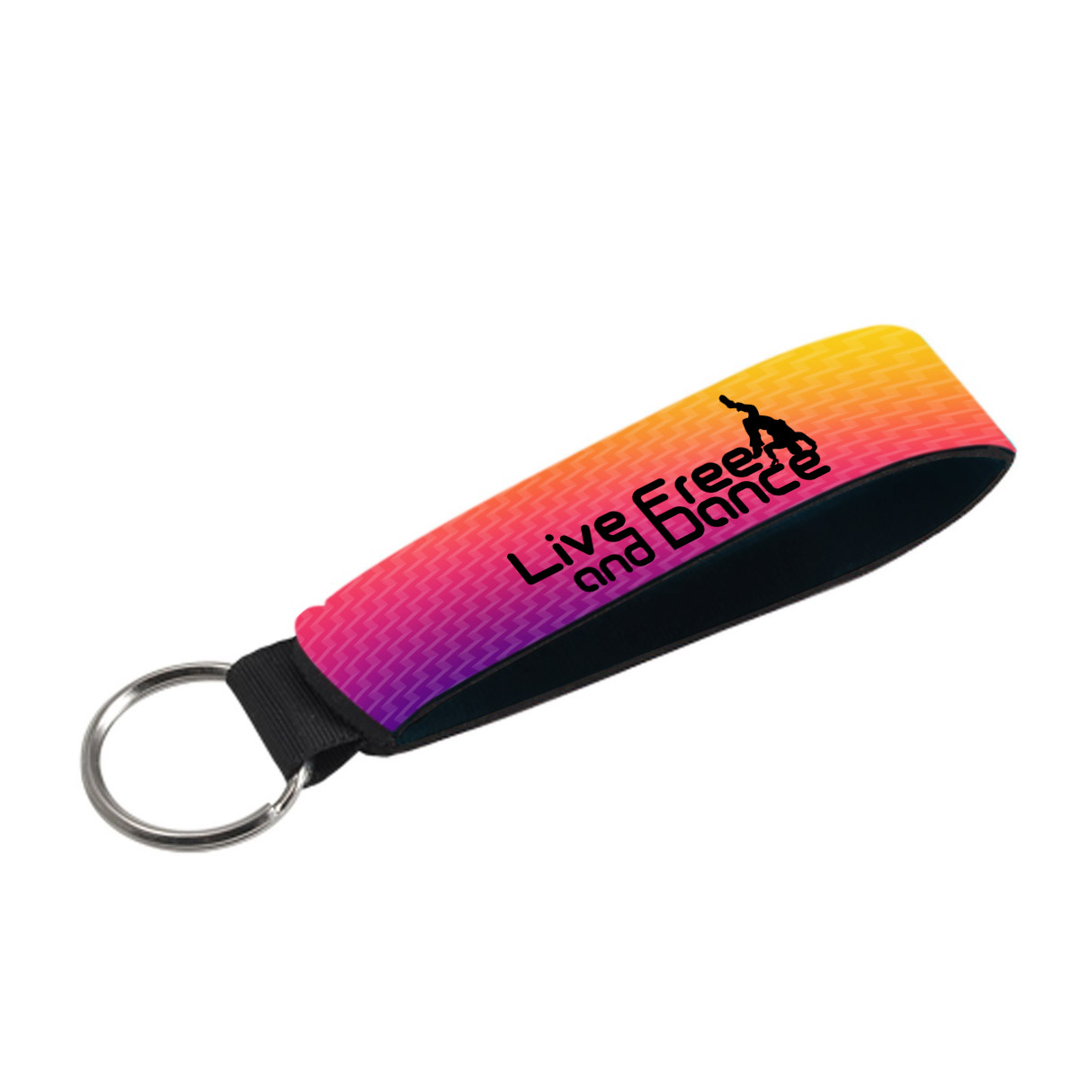 Neoprene Wristband Key Chain 2