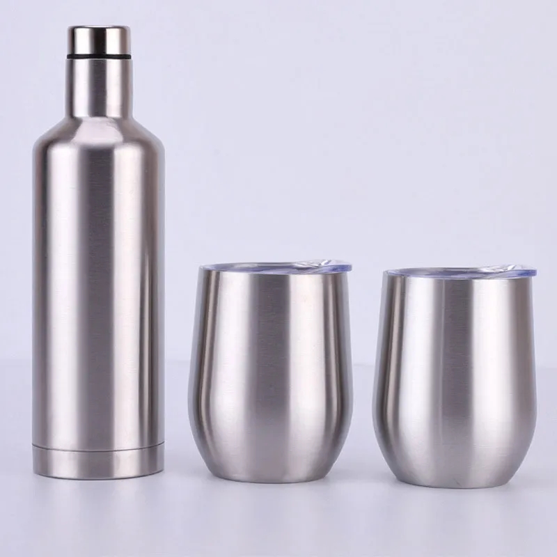 Stainless Steel Tumblers 12 oz - Insulated Wine Bottle 3