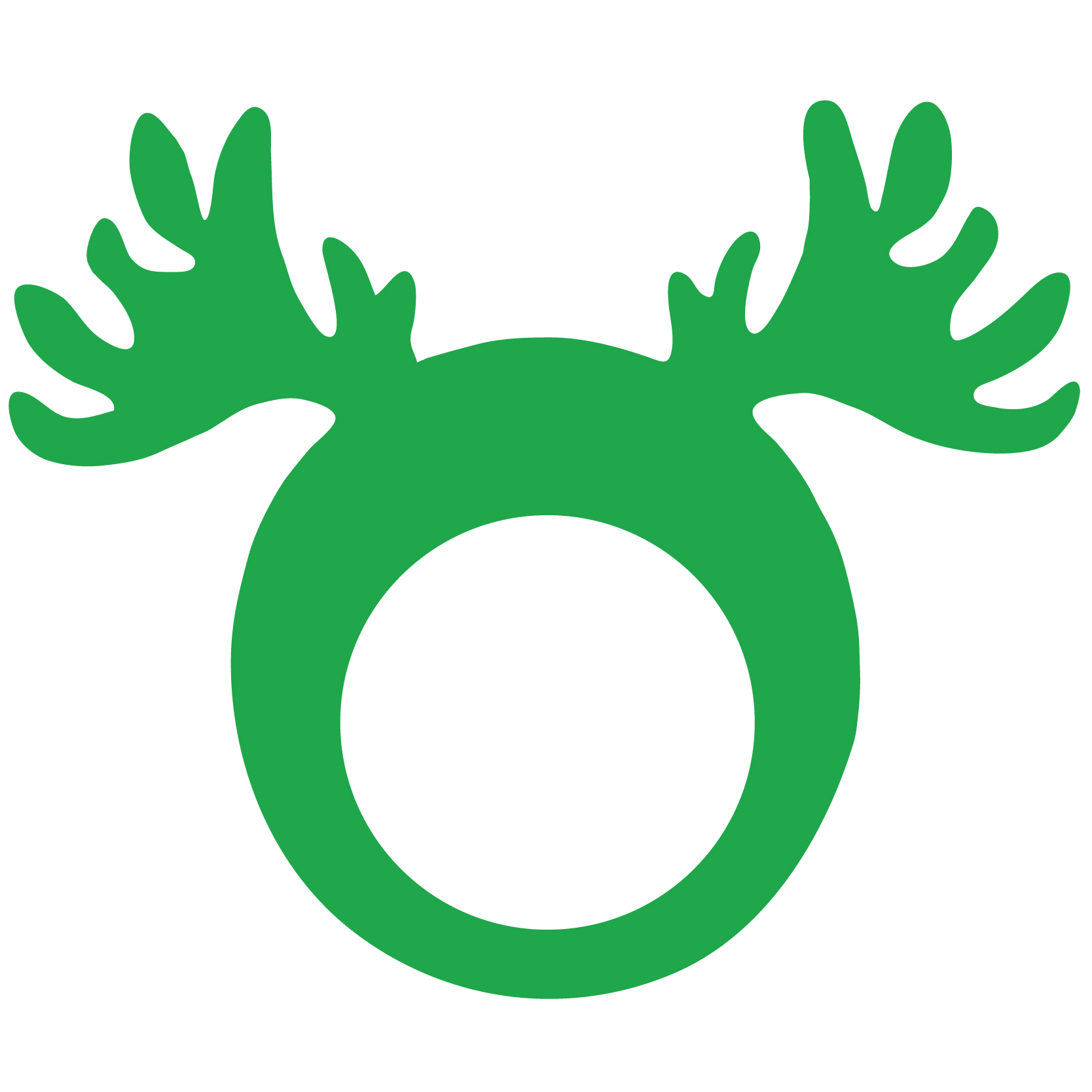 Reindeer Antler Pullover Visor 9