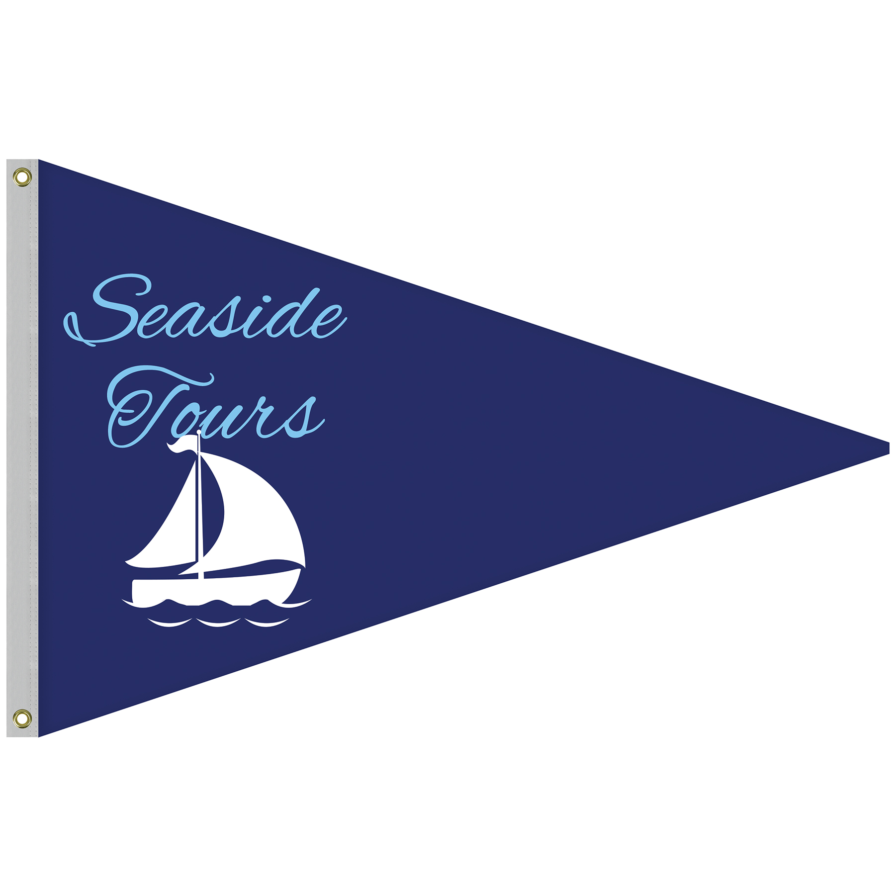 4' x 6' Single Reverse Knit Polyester Pennant 10