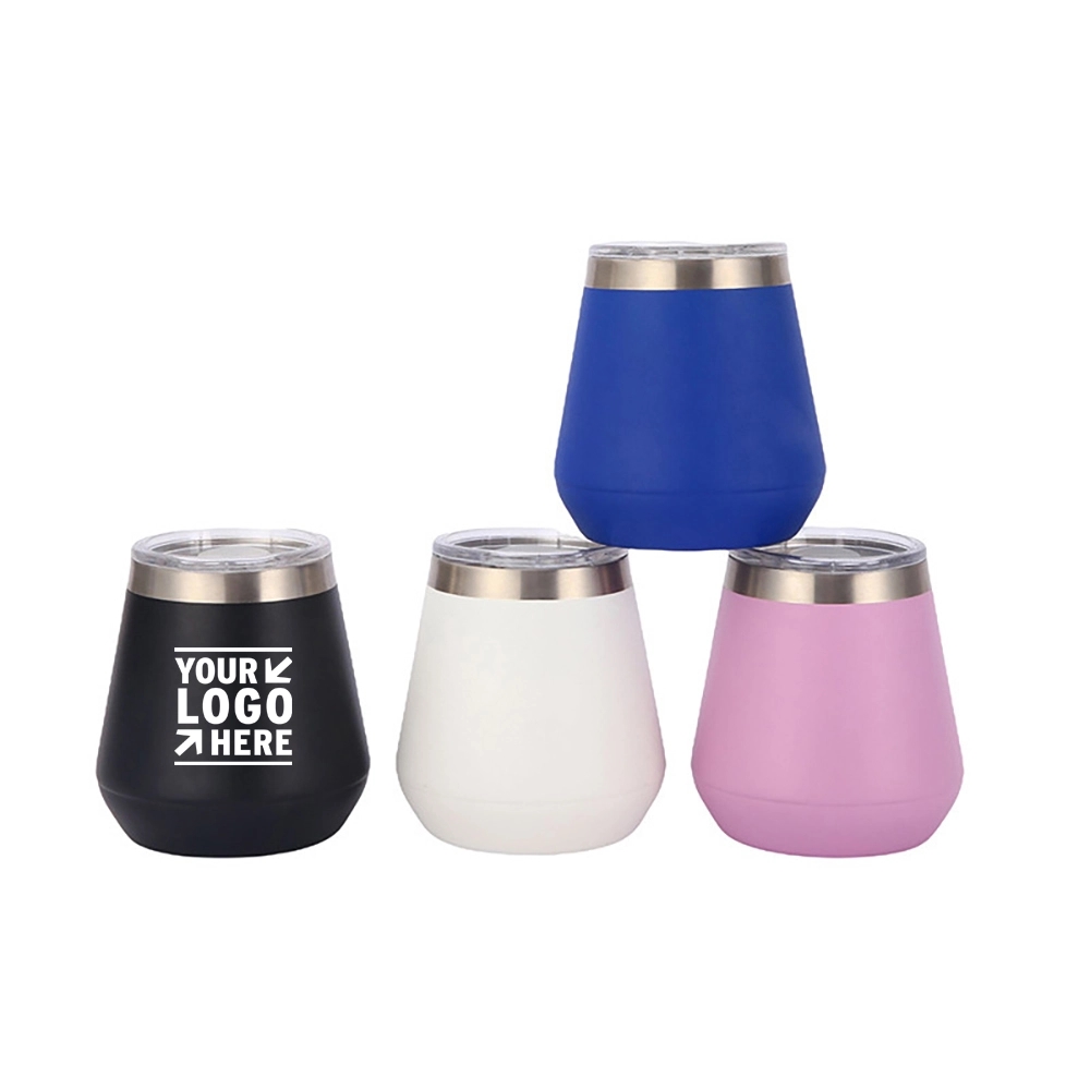 9Oz Stainless Steel Vacuum Insulated Wine Tumbler 3