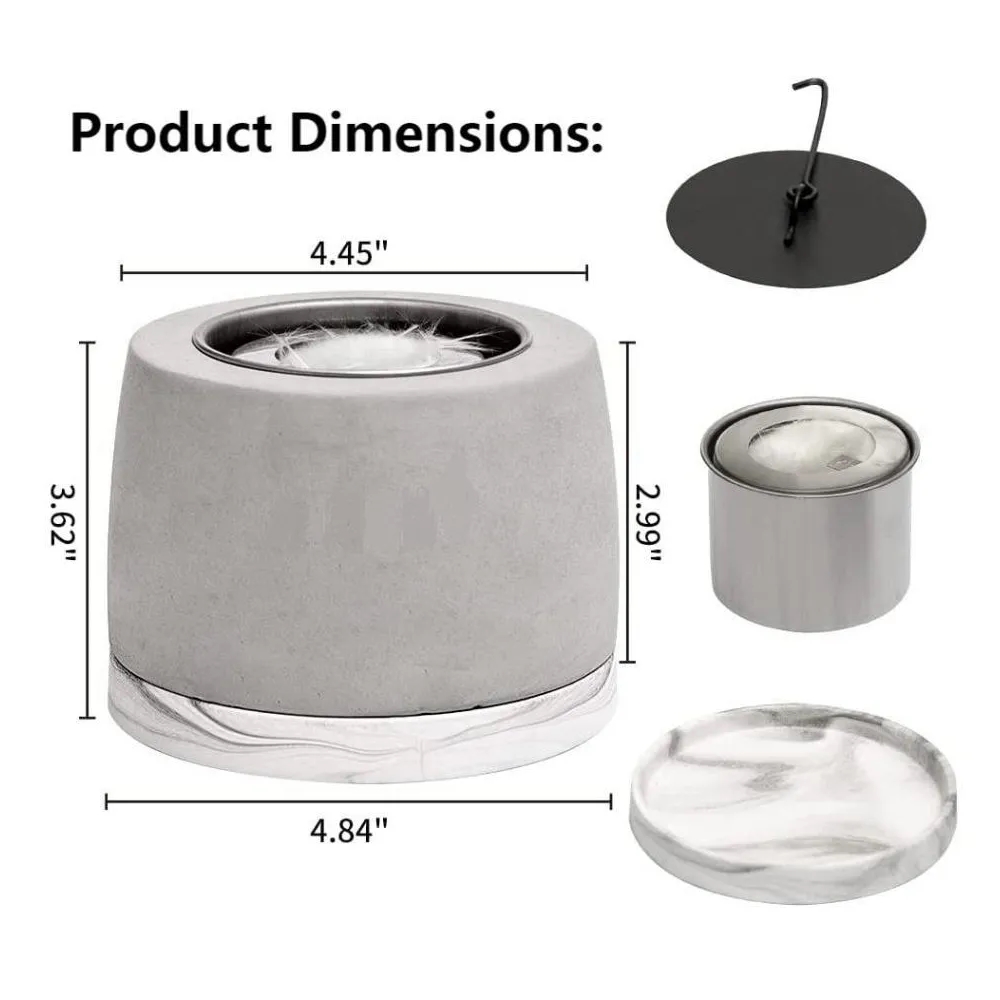 Personal Roundfire Tabletop Fire Pit Bowl Indoor & Garden 4
