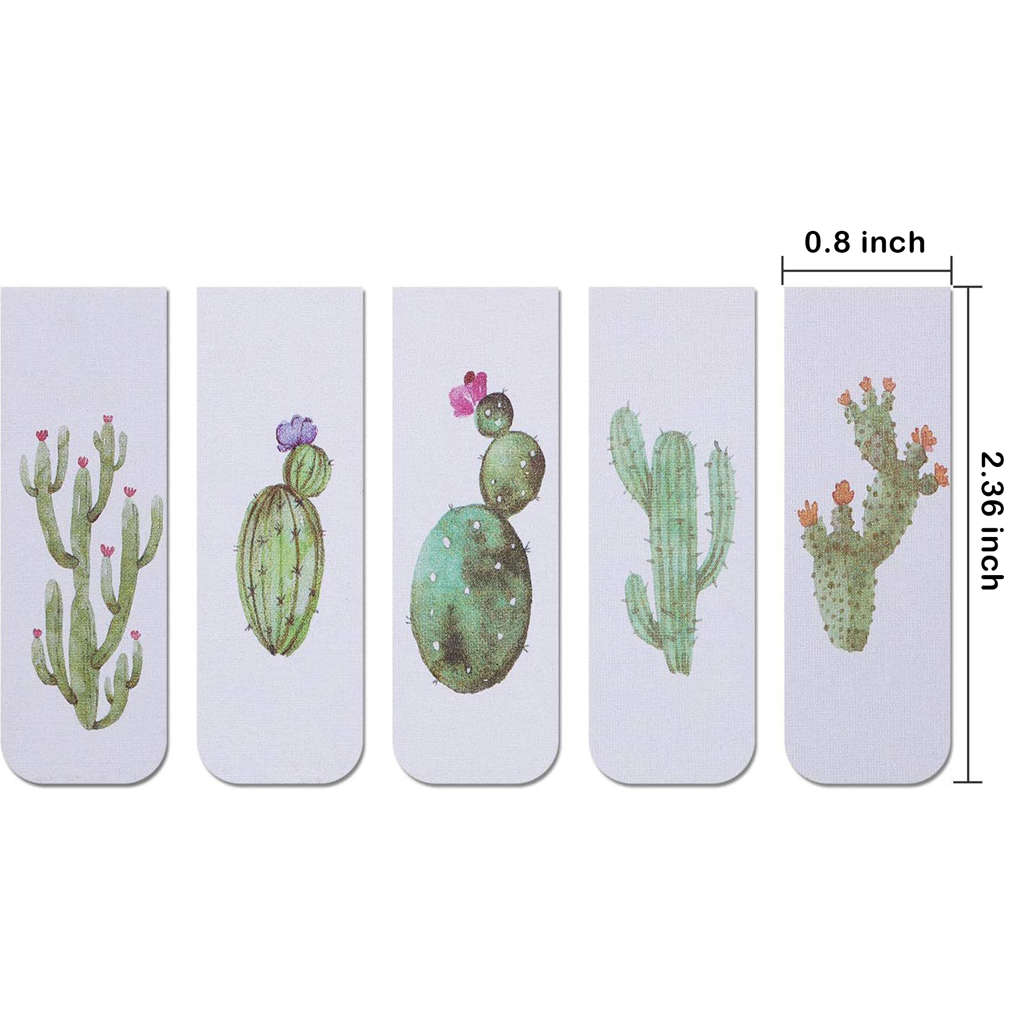 Stylish Magnetic Bookmarks Set of 10 11