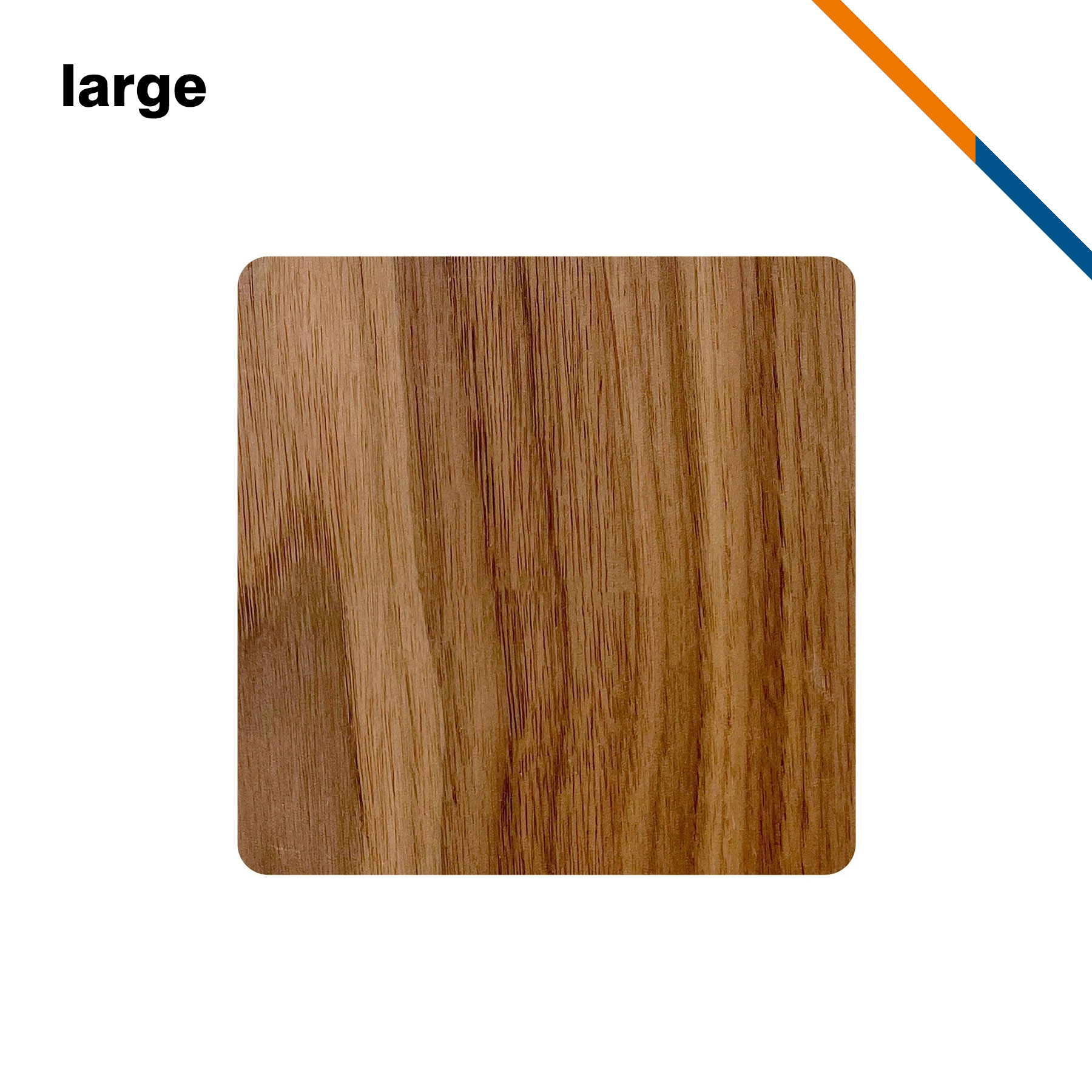Jayne Walnut Square Coaster 5
