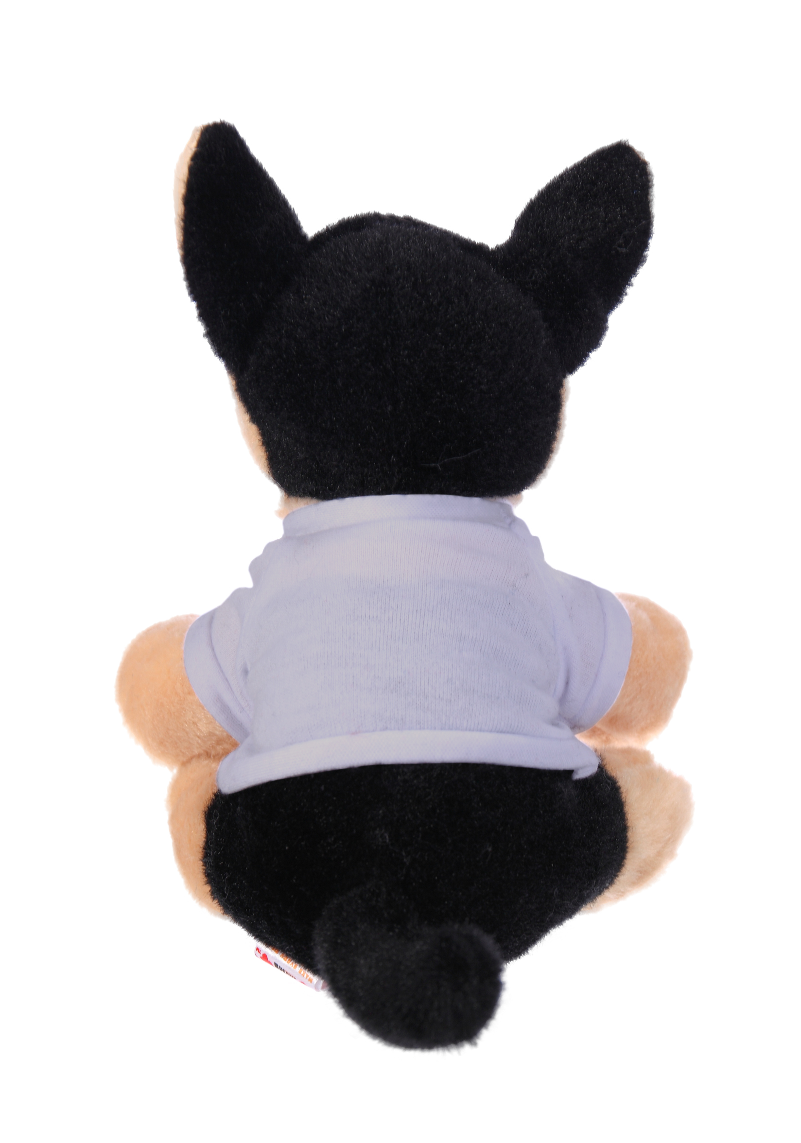 Soft Plush Sitting German Shepherd wearing a T-Shirt 14