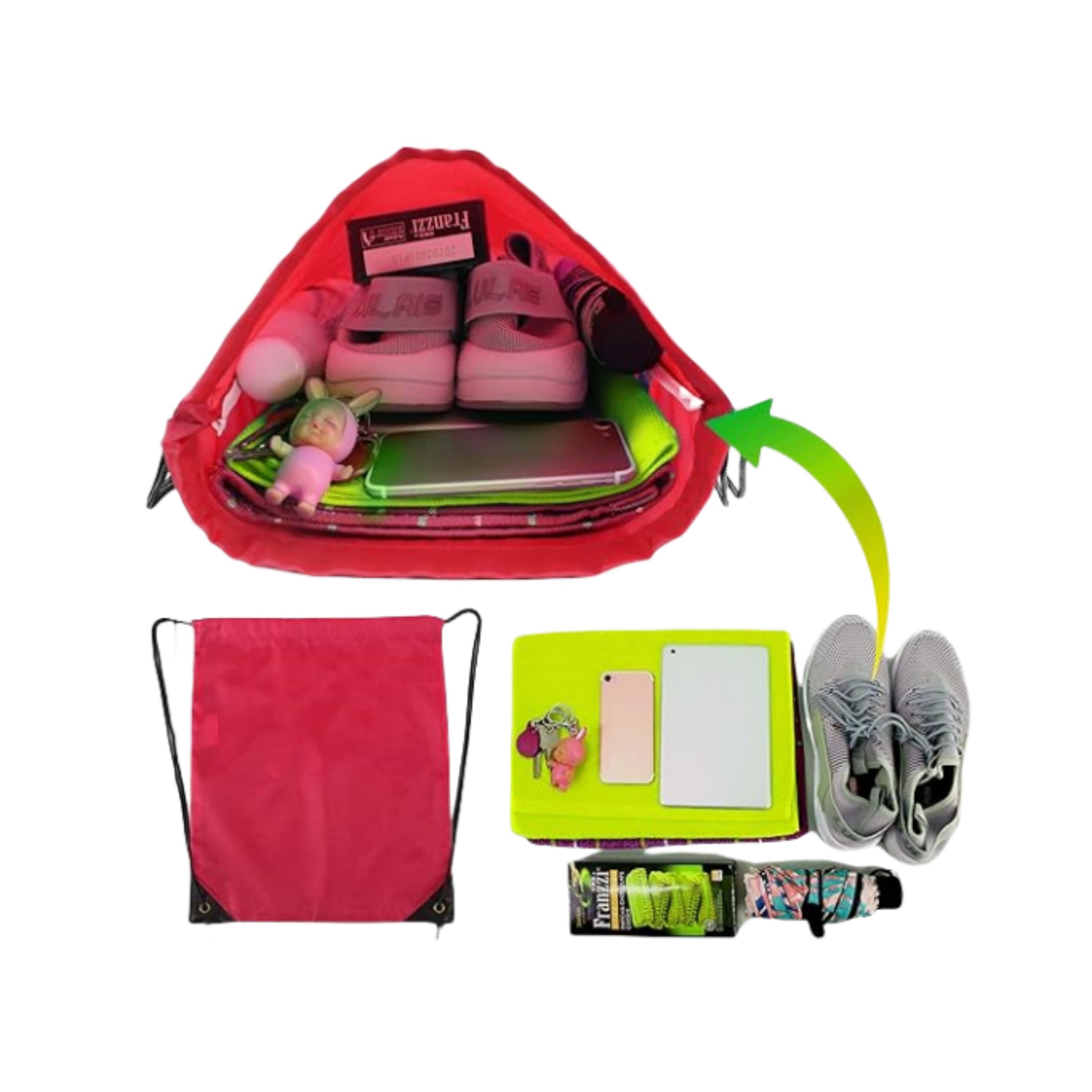 Drawstring Backpack Bag Sports Cinch Bags 3