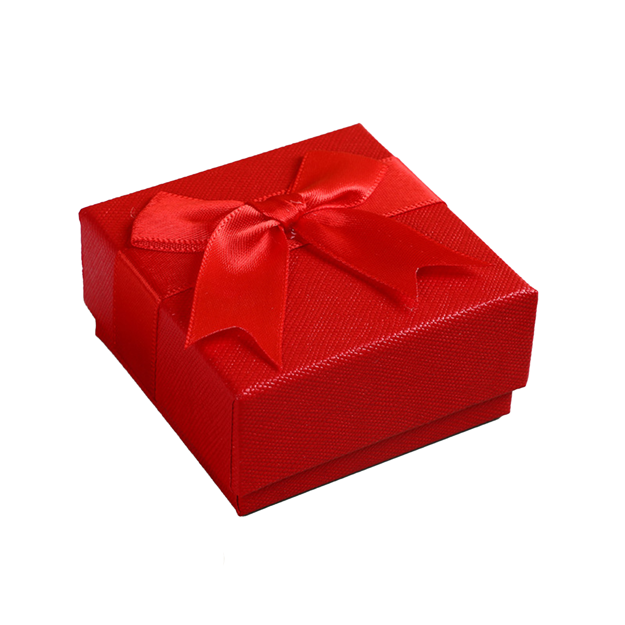 Paper Square Bow Jewelry Gift Box 9