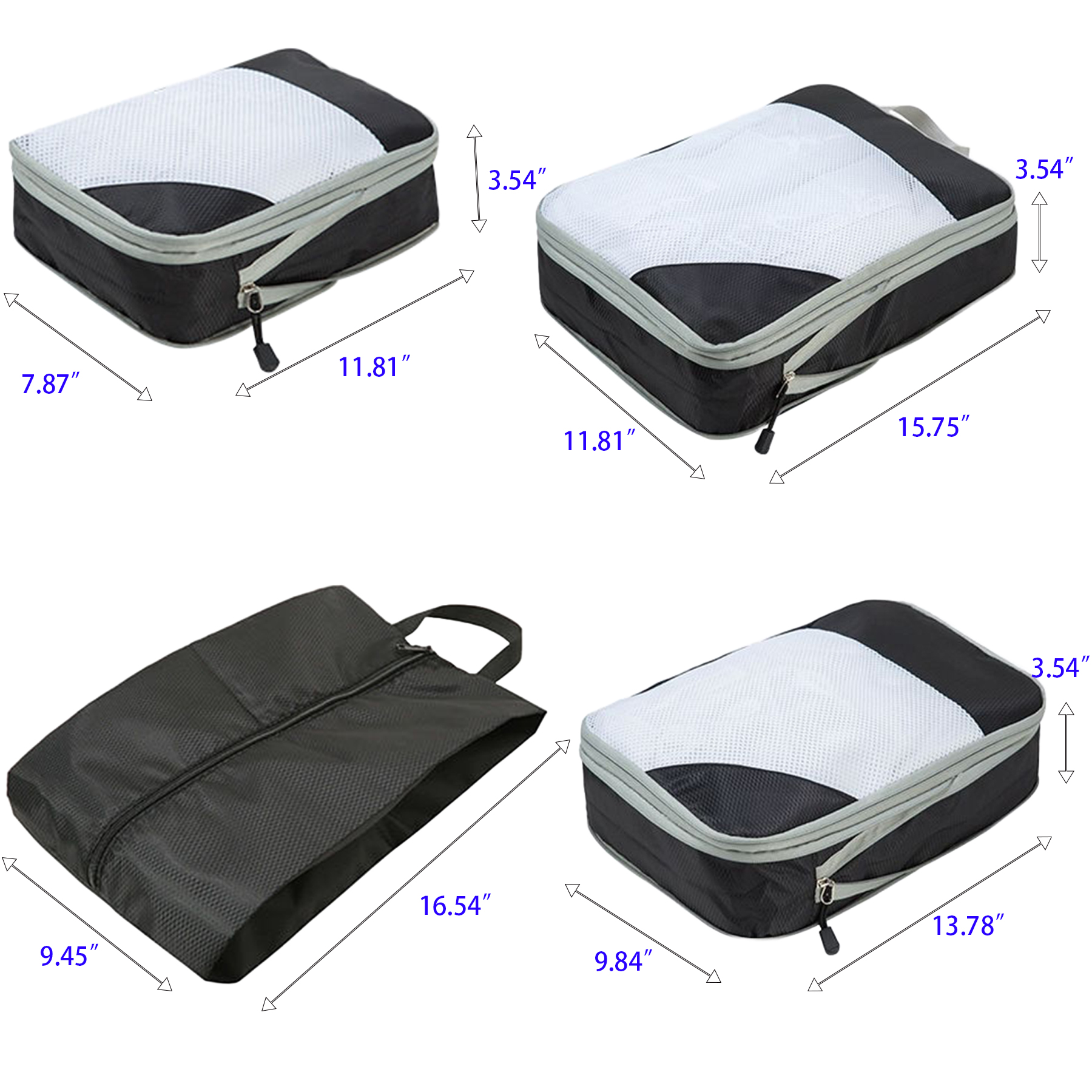 4pcs/set Travel Storage Bag 3