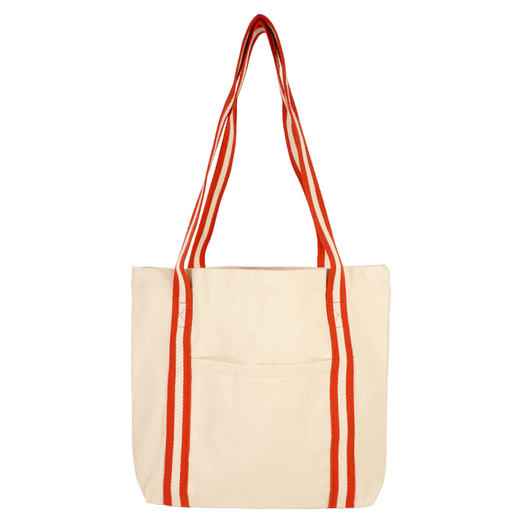 Sonoma Striped Handle 10oz Cotton Tote Bag 4