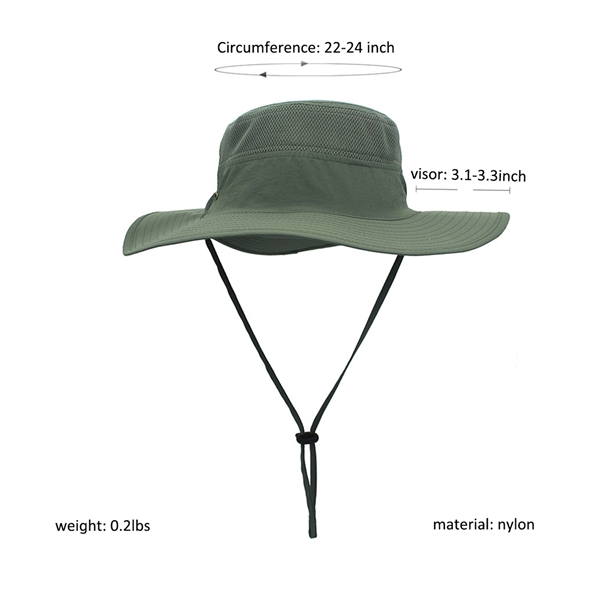 Wide Brim Mesh Bucket Hat MOQ50pcs 2