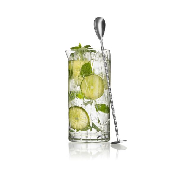 CITY MIXING GLASS WITH SPOON 2