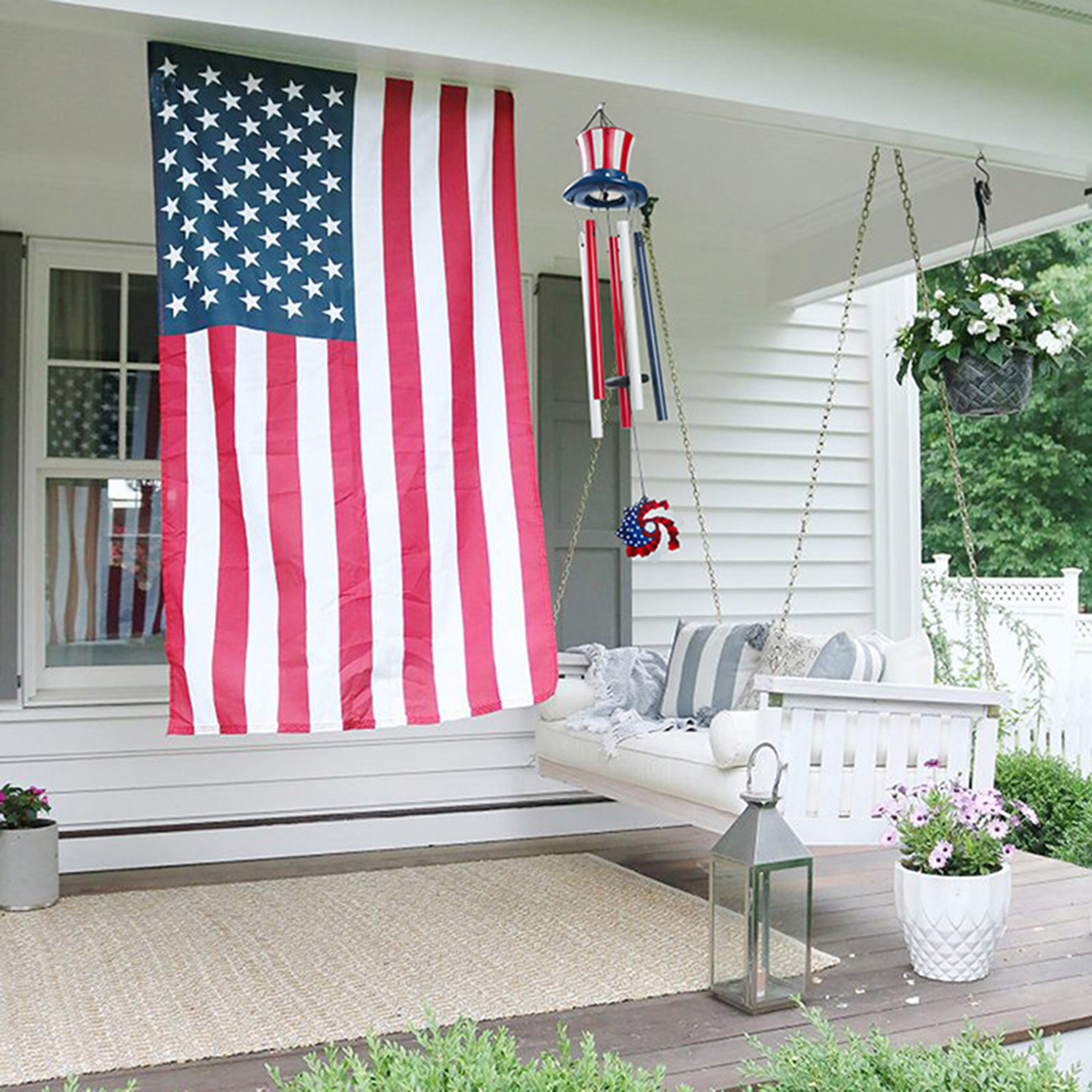 Usa American Patriotic Wind Chimes 3