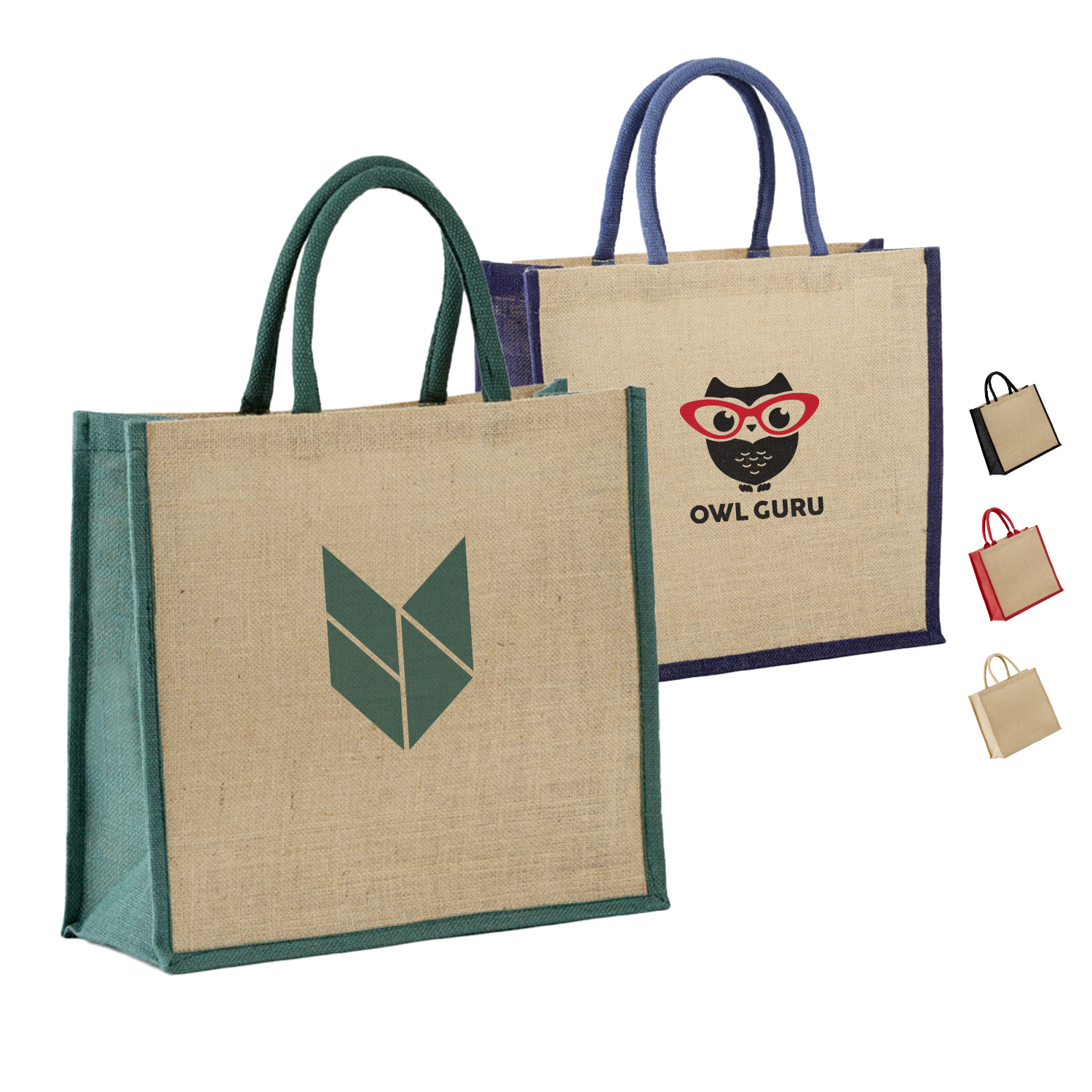 Eco-Friendly Jute Tote Bag with Rope Handles 2