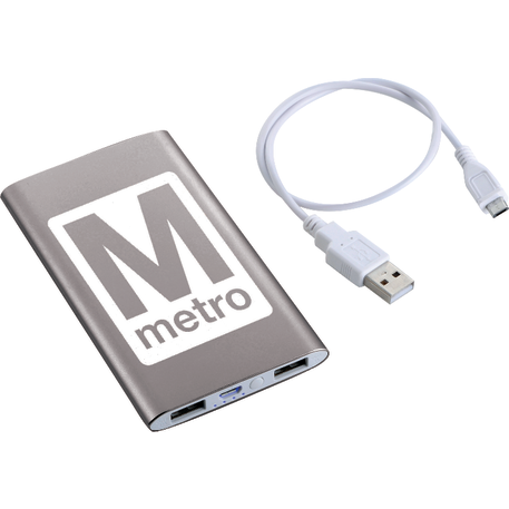 Sleek Aluminum 4000 mAh Power Bank 13