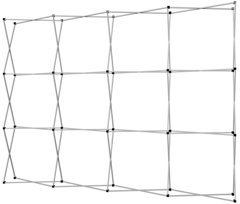 10' FRAME Pop Up Straight Wall (FRAME ONLY) 1