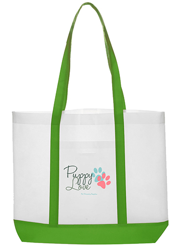 Trim Color Non-Woven Tote Bags 13